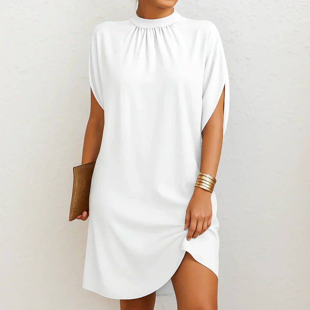 Cassidy | Women's Summer Elegant High-Neck Midi Dress