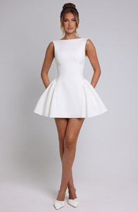 Aria | Women's Crepe Backless Cocktail Mini Dress